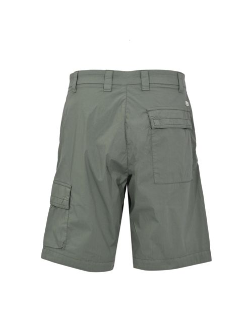 Bermuda in gabardina di cotone loose fit con pinces Laurel Wreath C.P. COMPANY | 20CMBE256A 006439G668